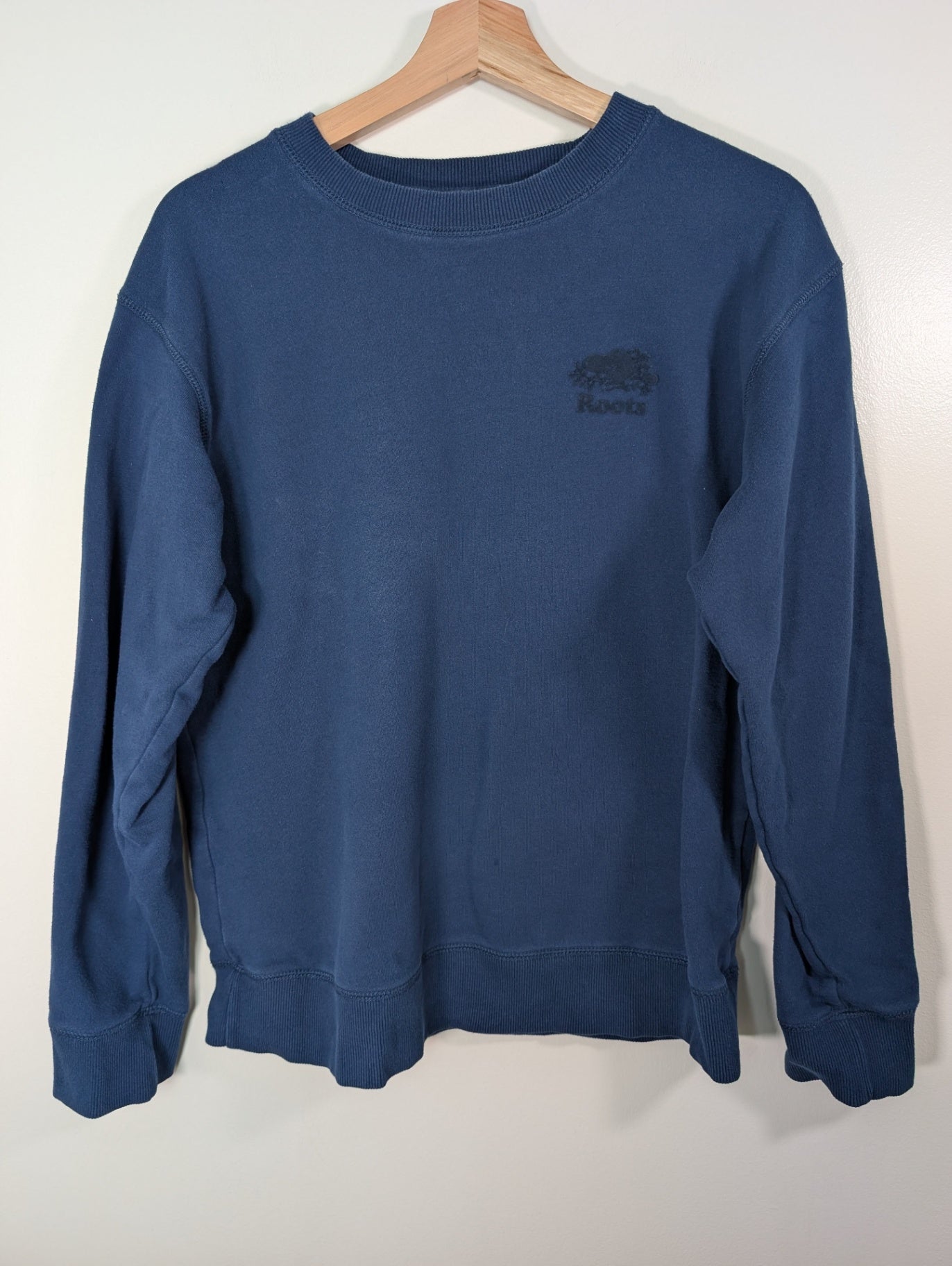 Roots blue crewneck - S