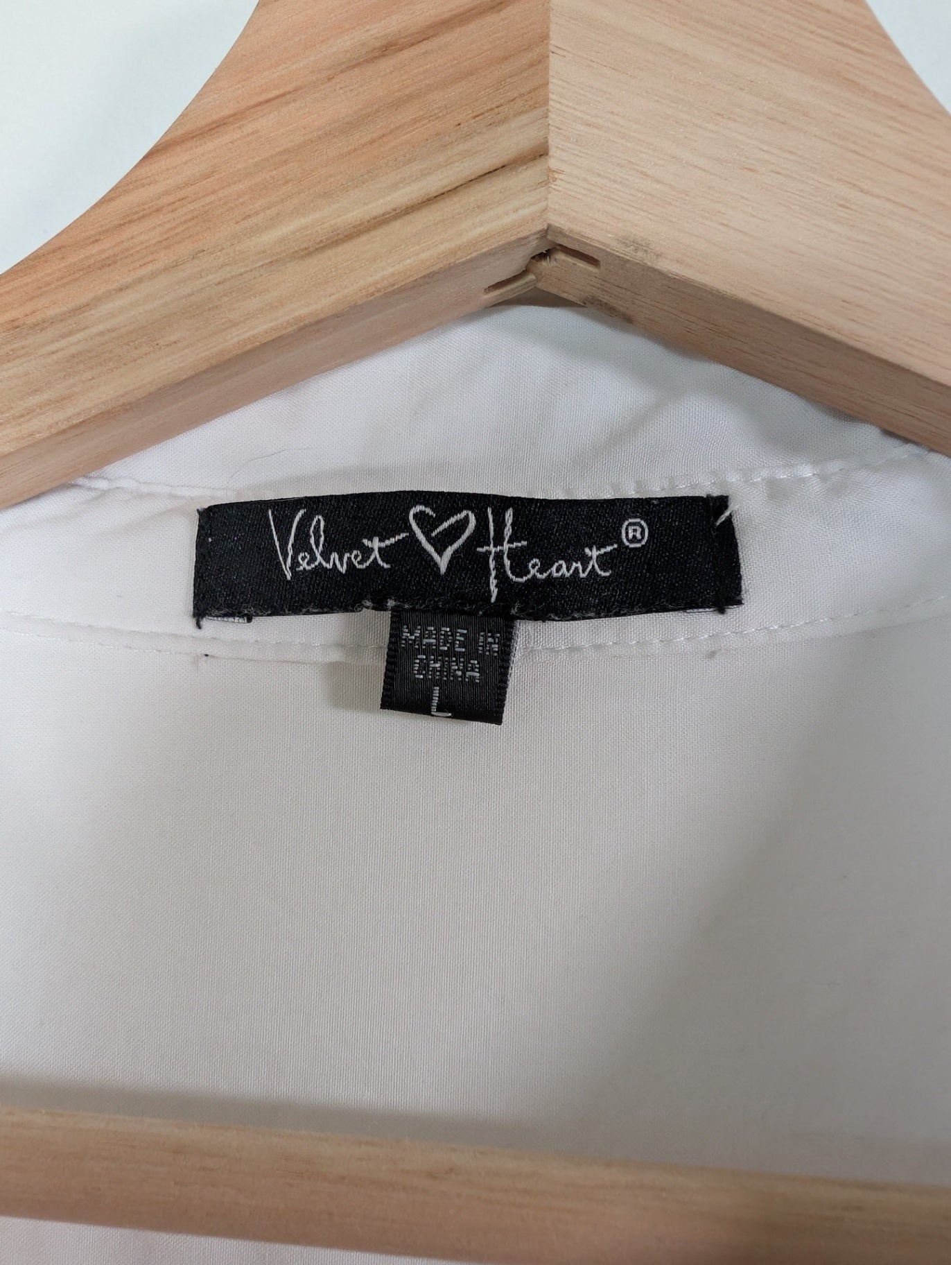 Velvet Heart white blouse - L