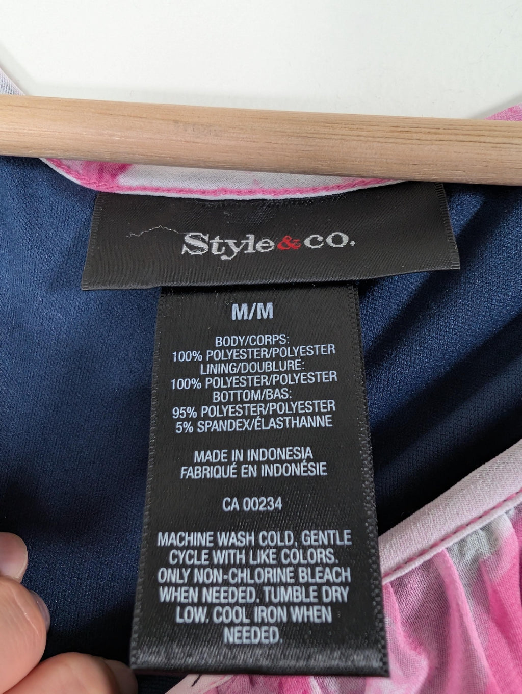 Style&Co. floral blouse - M