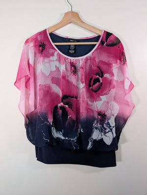 Style&Co. floral blouse - M