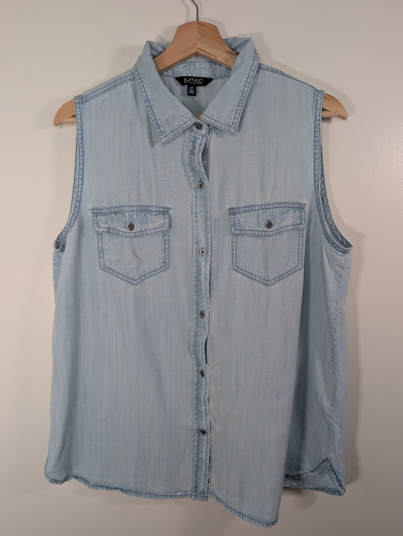 Buffalo David Bitton denim style blouse - L