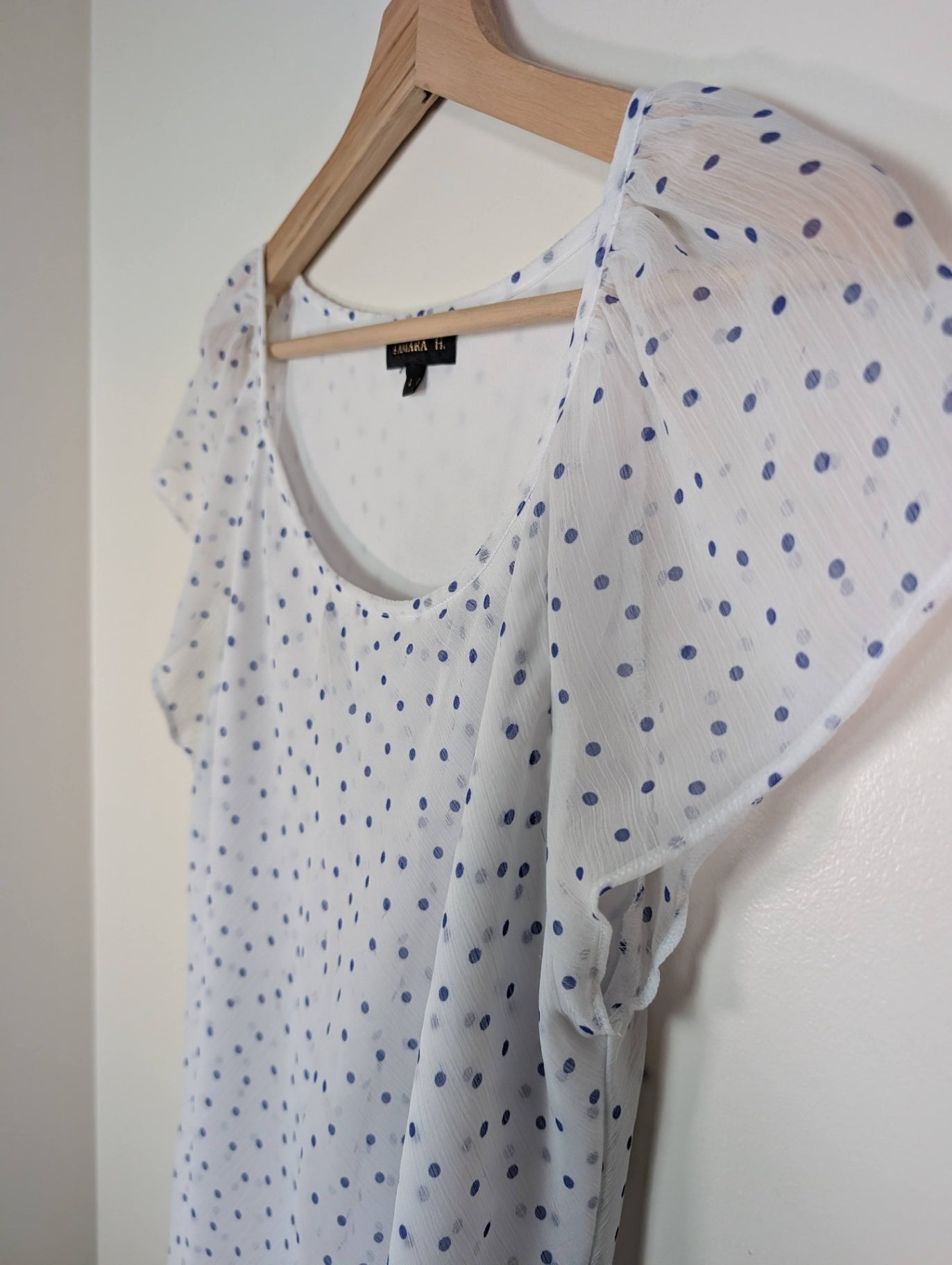 Tamara H. polka-dot blouse - L