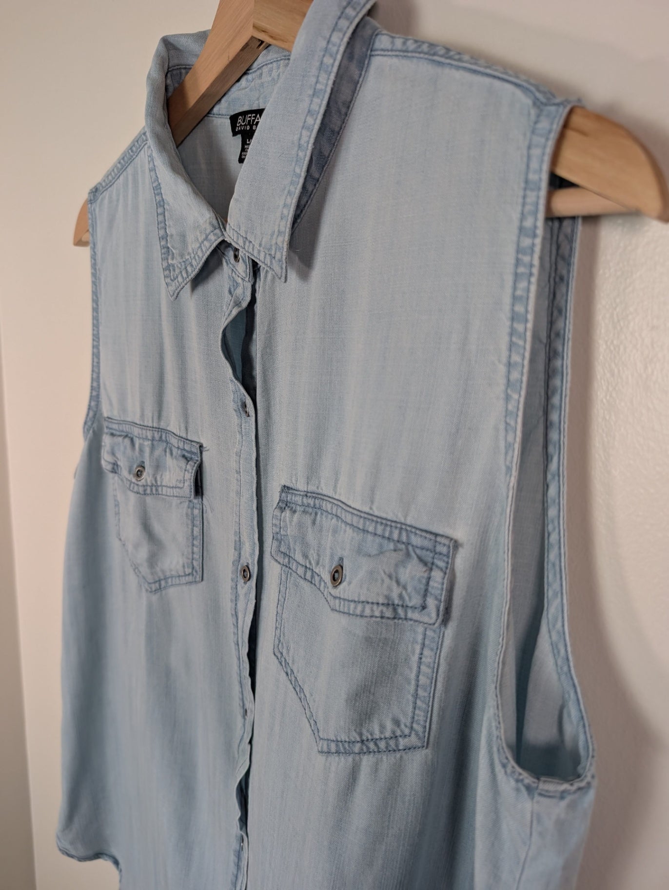 Buffalo David Bitton denim style blouse - L