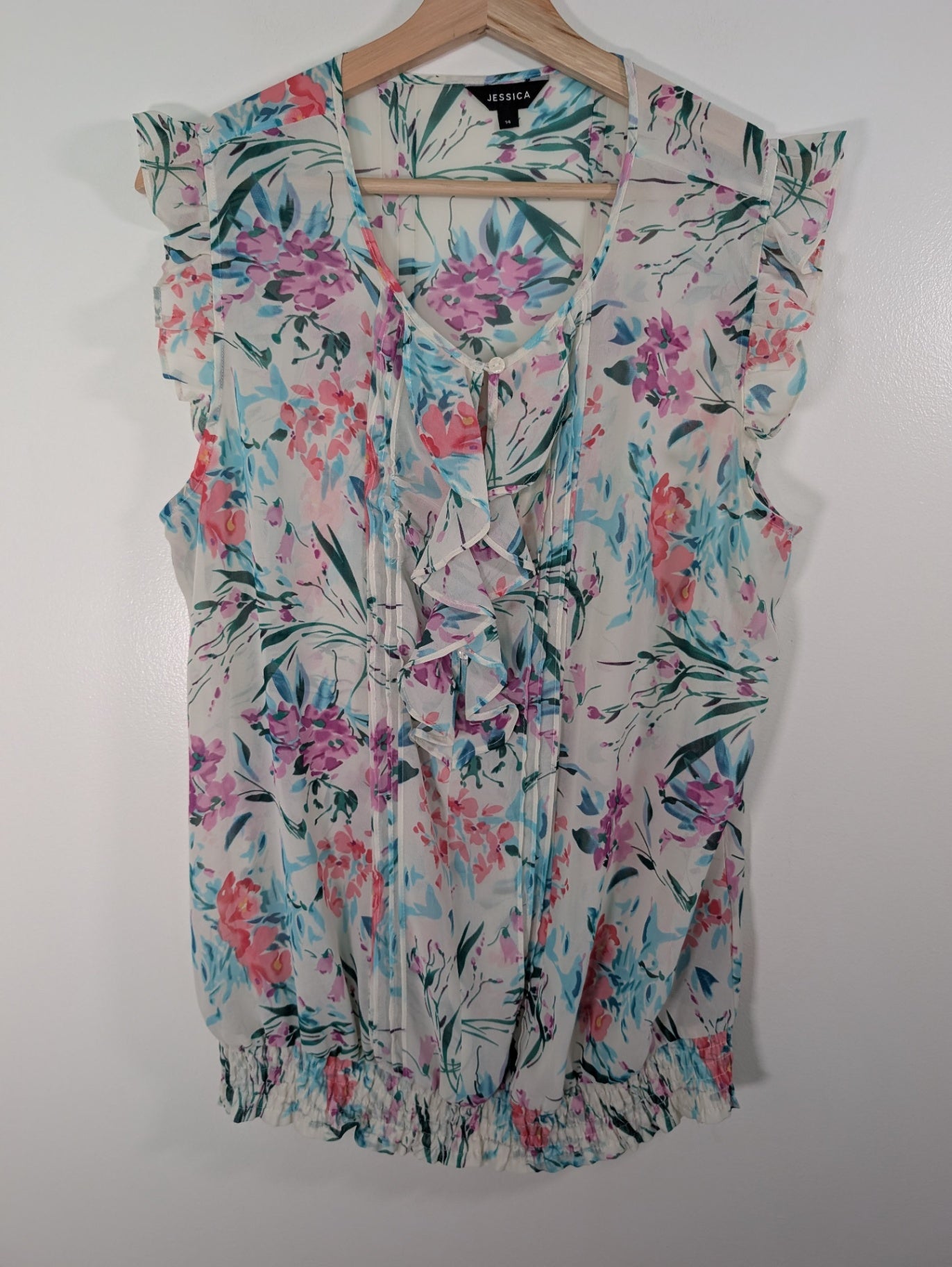 Jessica floral blouse - 14