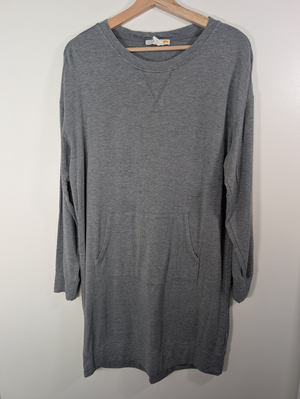 C&C california grey shirt dress - M