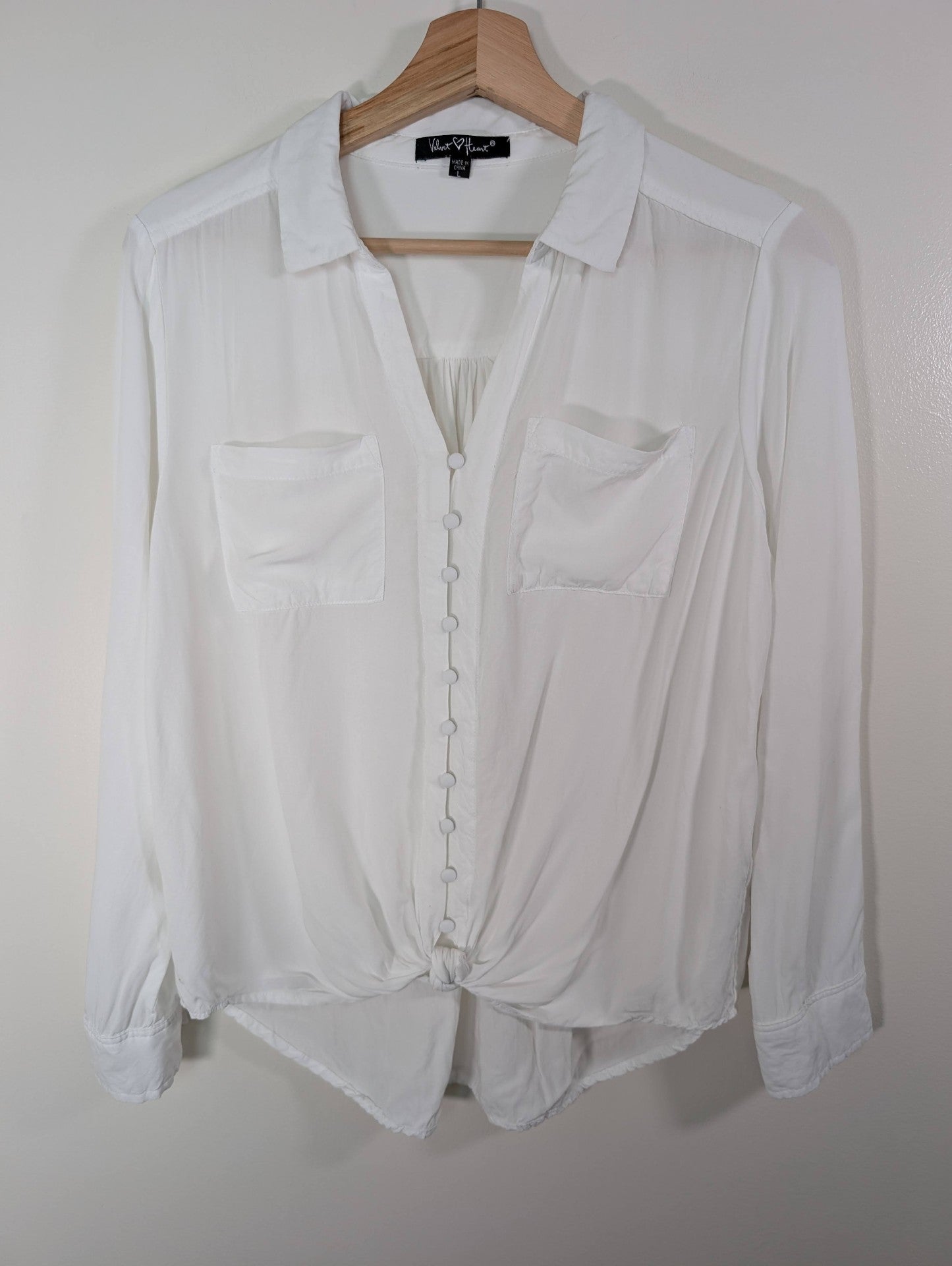 Velvet Heart white blouse - L