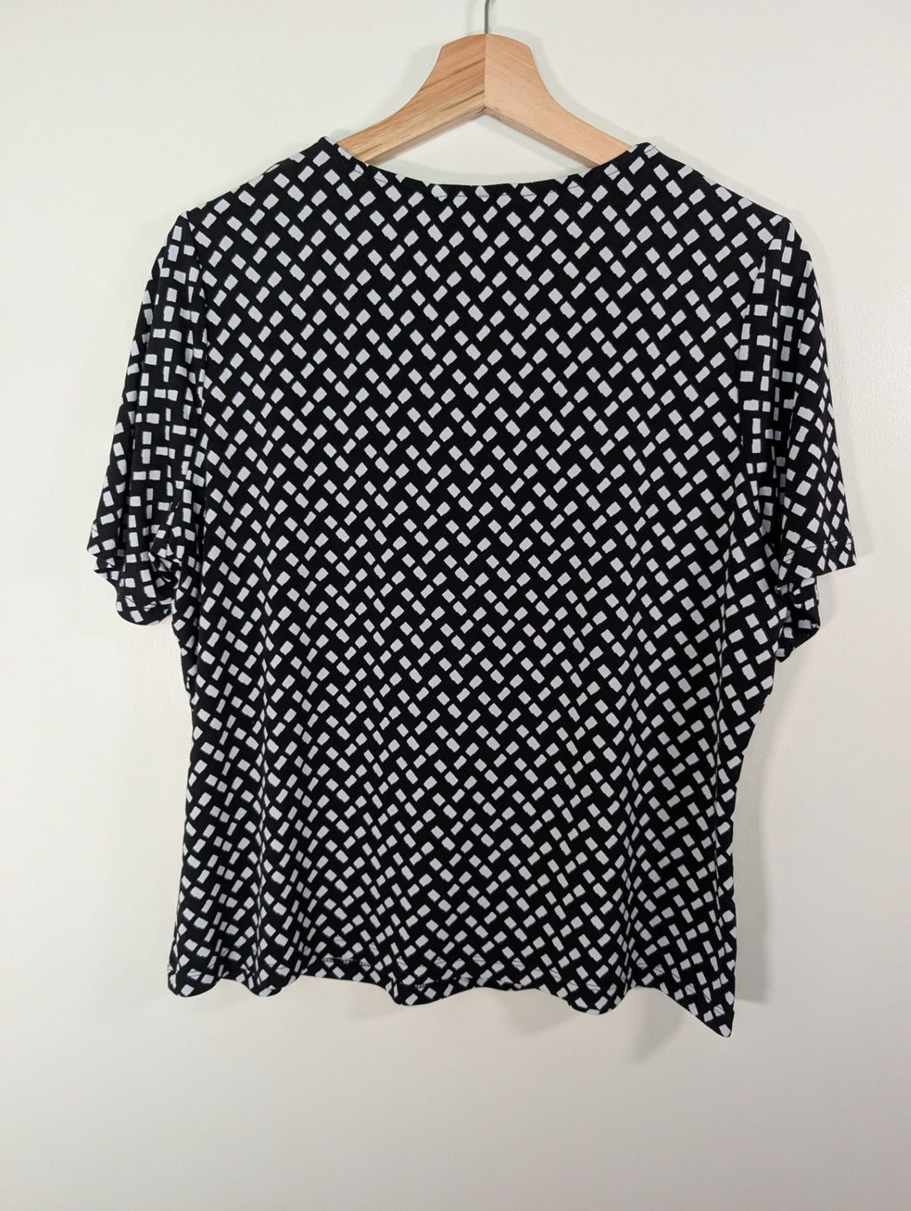 Allison Daley polka-square blouse - M