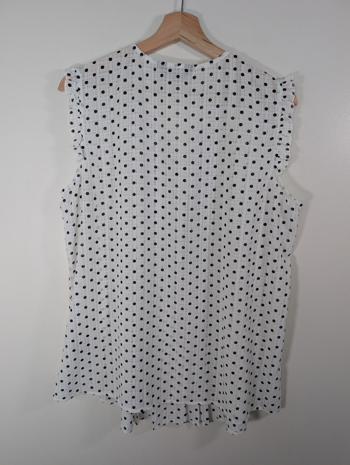 brody myles polka-dot blouse - XL