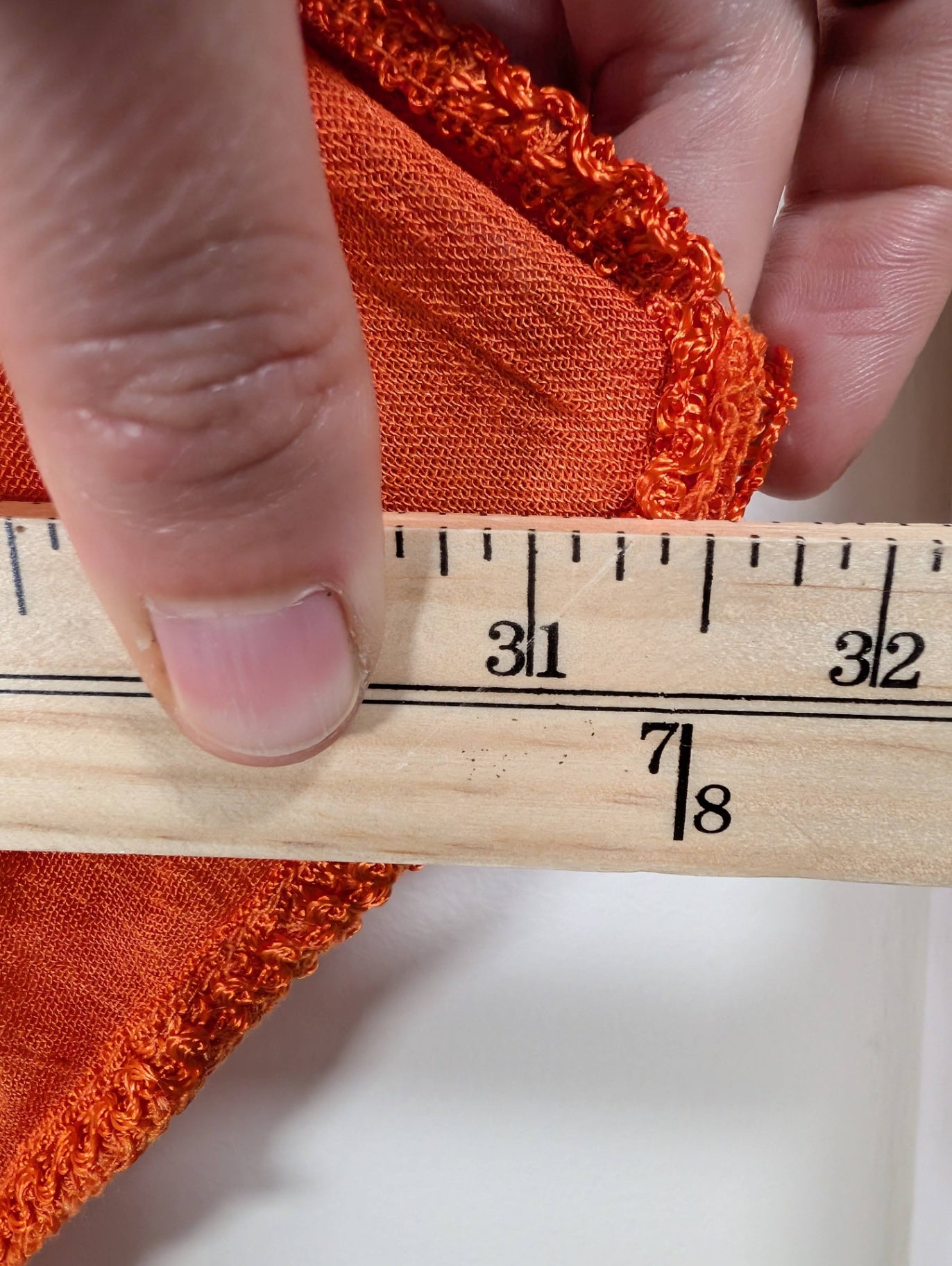 Unknown brand orange poncho - Appears L