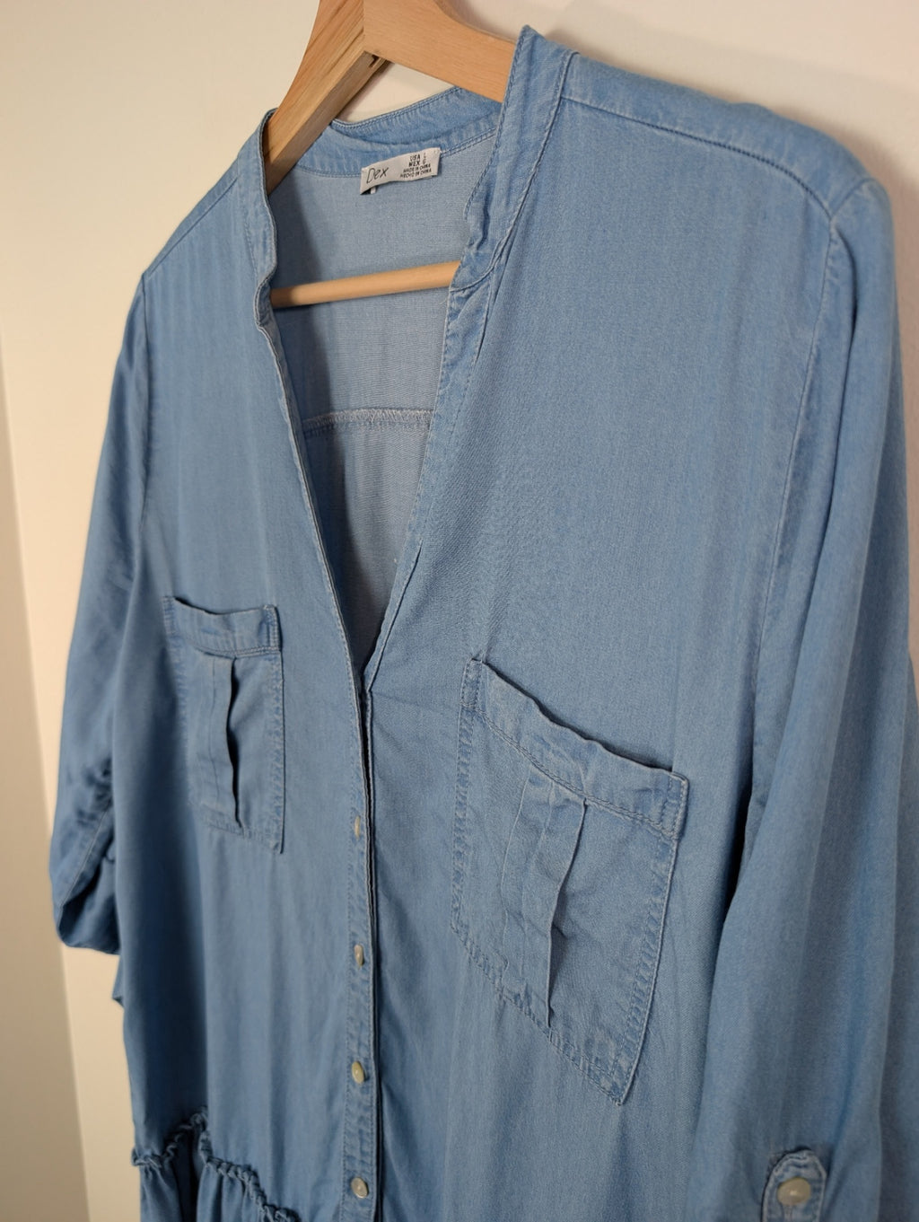 Dex denim style dress - L