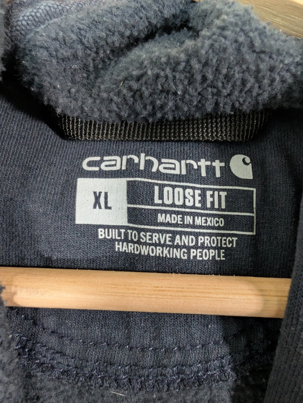 Carhartt navy hoodie - XL