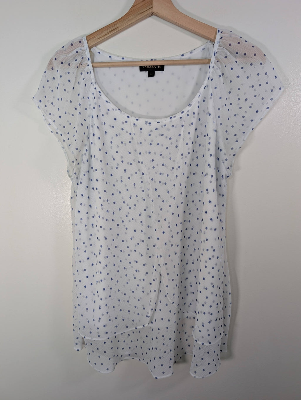 Tamara H. polka-dot blouse - L