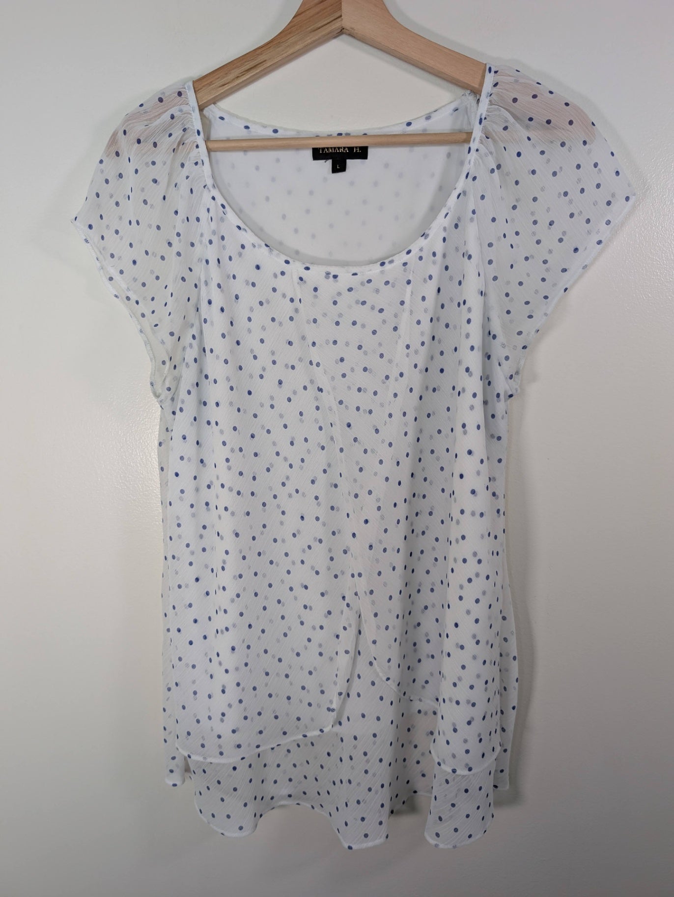 Tamara H. polka-dot blouse - L