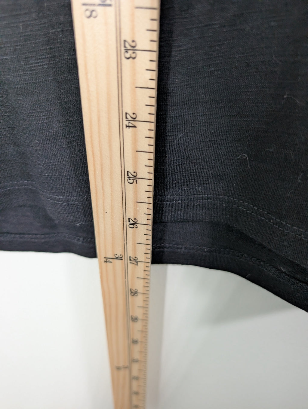 Shein black knit tee - L