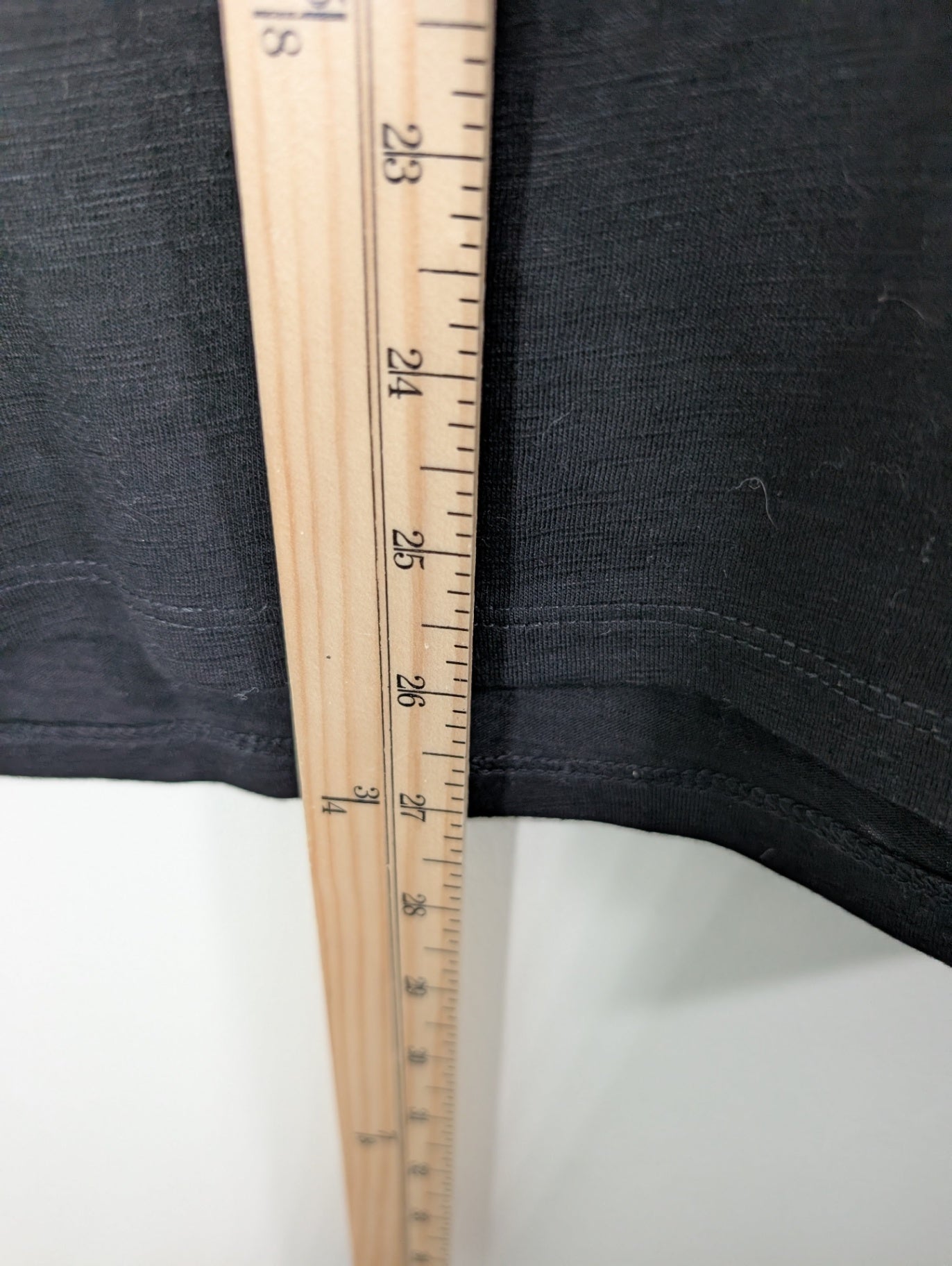Shein black knit tee - L