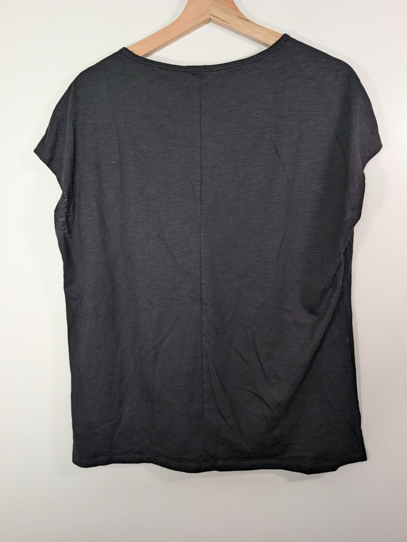 Shein black knit tee - L