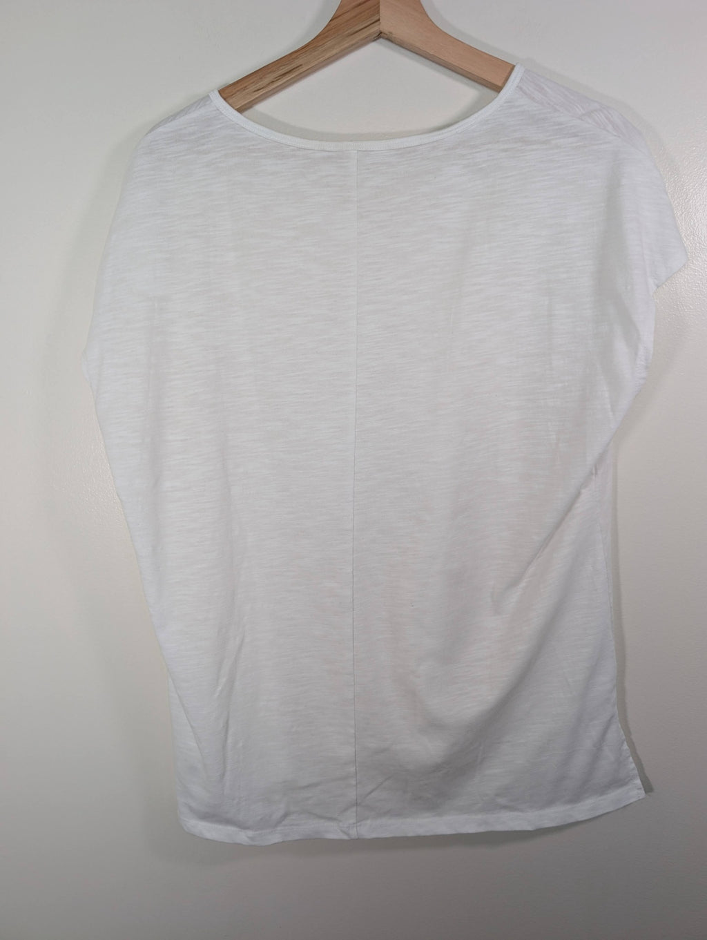 Shein white knit tee - L
