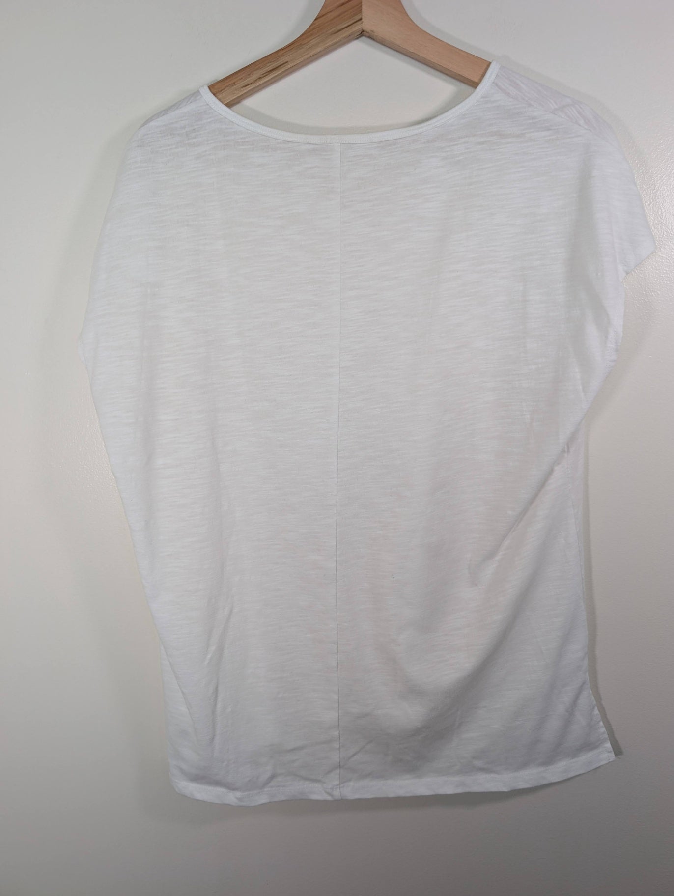 Shein white knit tee - L