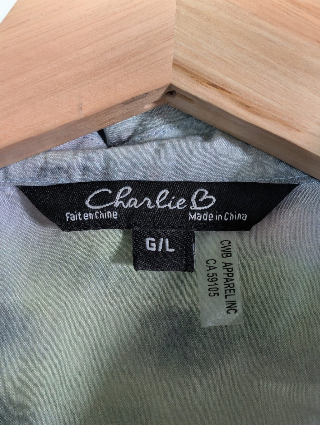 Charlie B button blouse - L