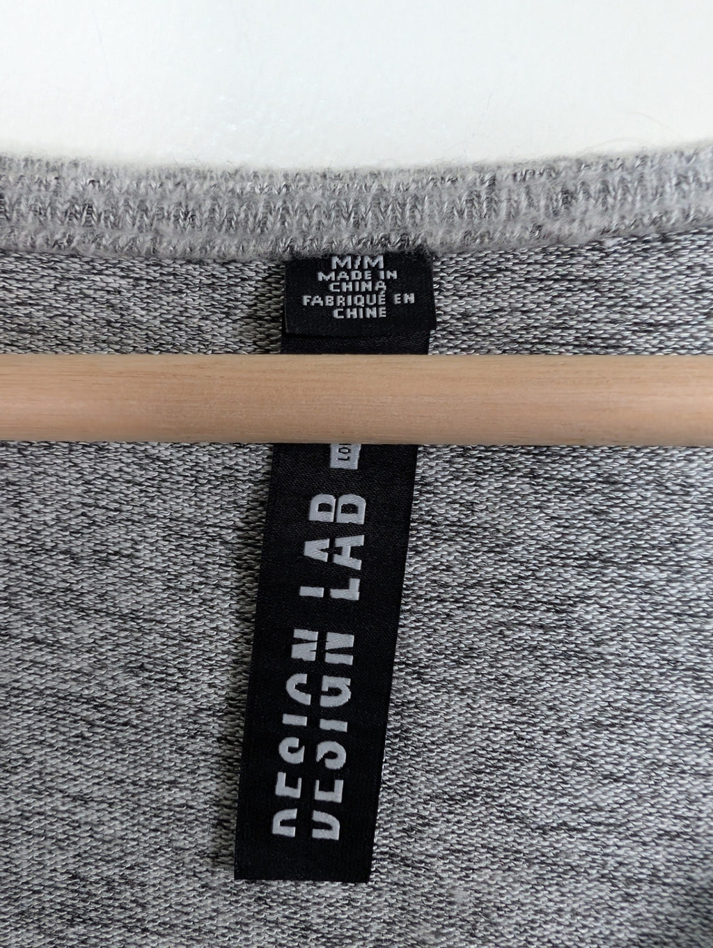 Design Lab grey knit dress - M