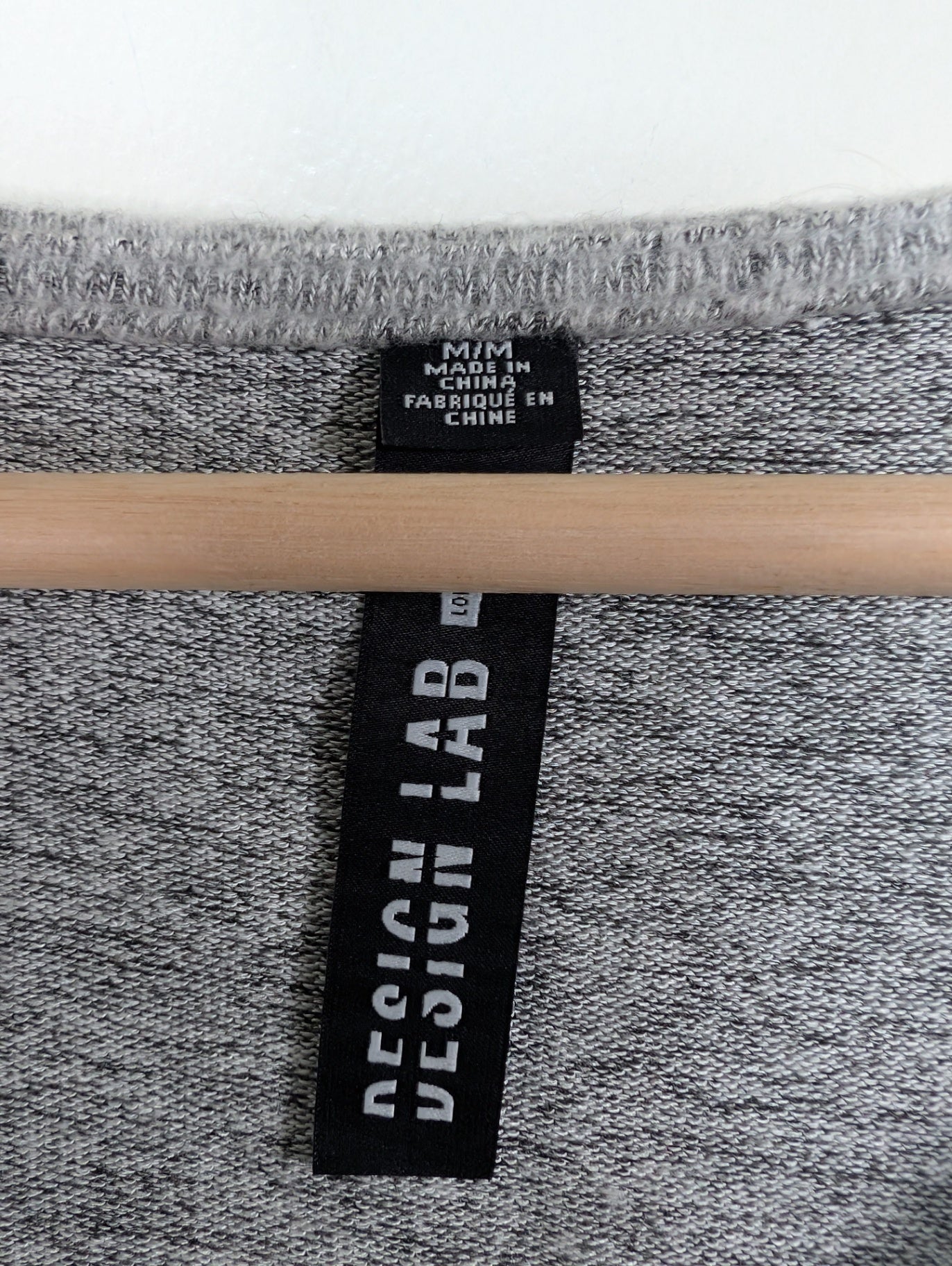 Design Lab grey knit dress - M