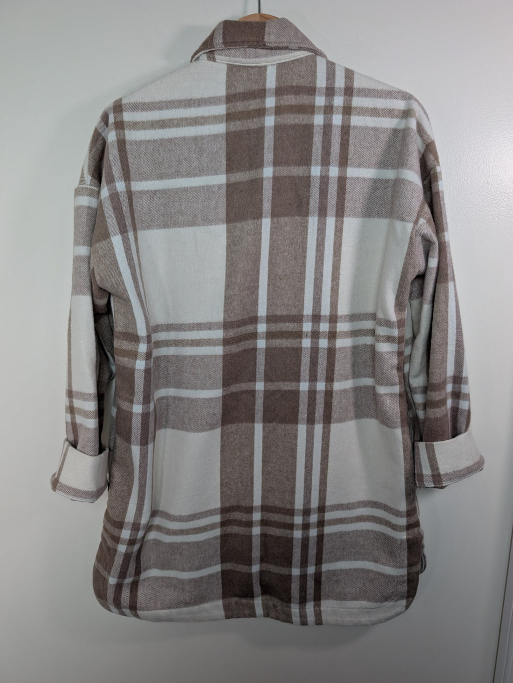 Banana Republic brown shacket - S