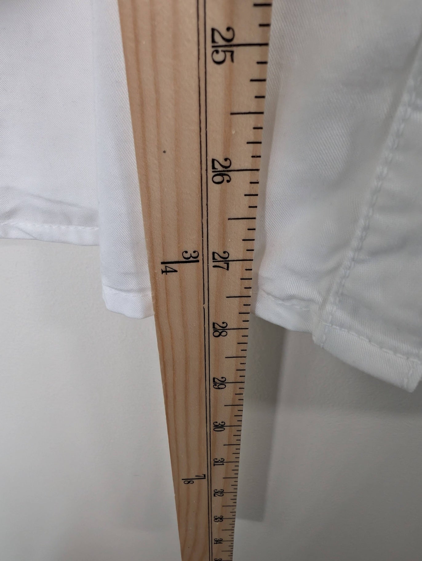 Suko jeans white button up - M