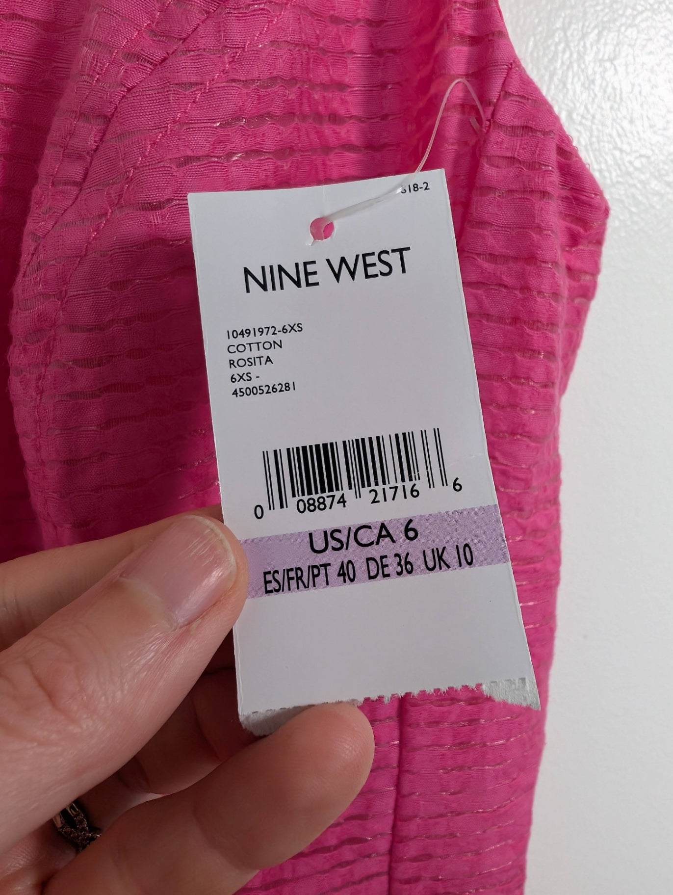 NWT Nine West pink dress - 6