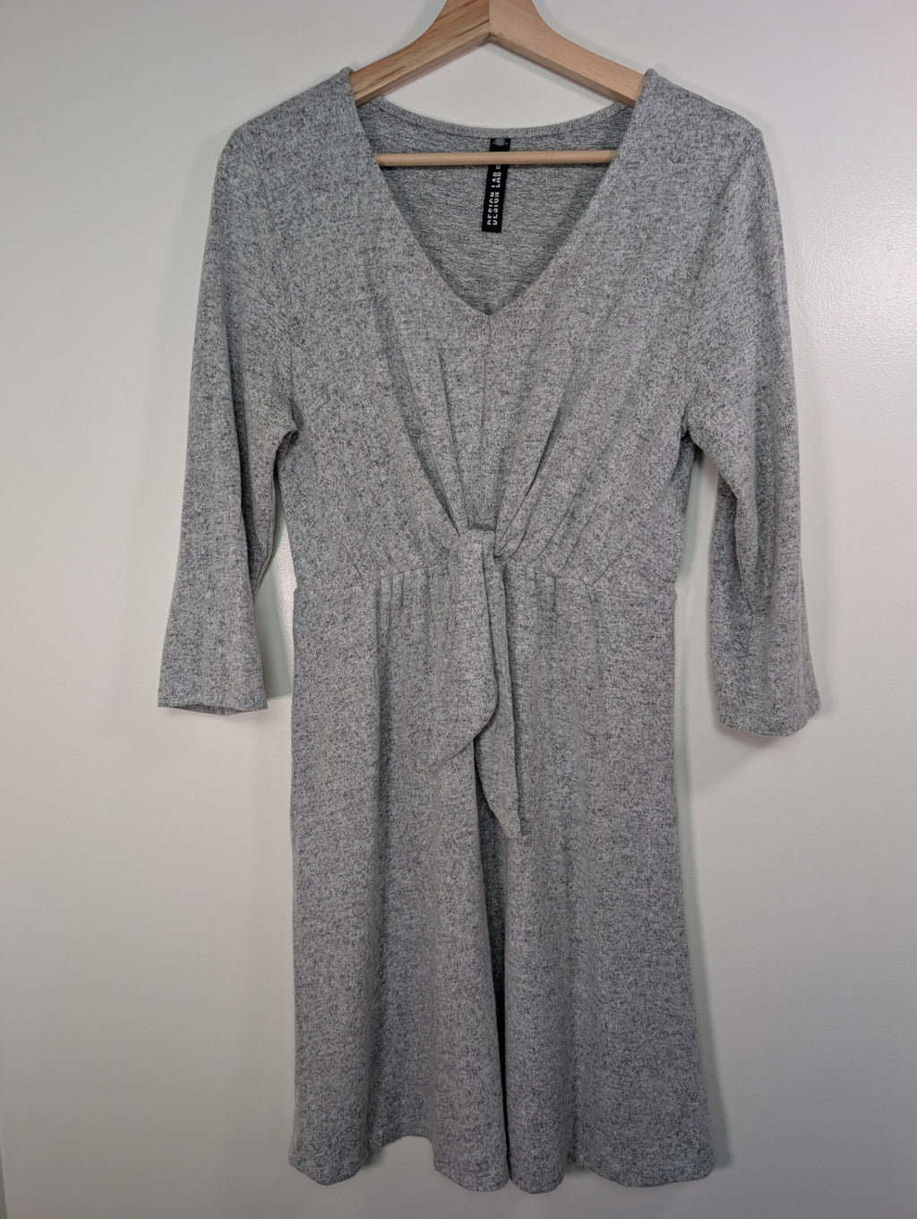 Design Lab grey knit dress - M