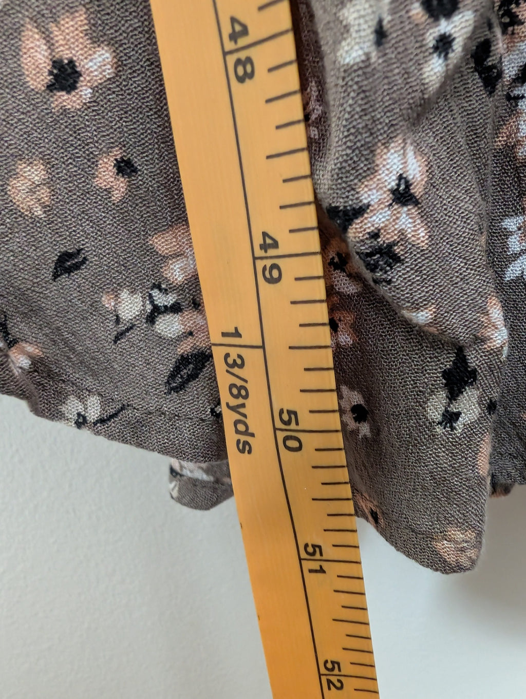 Kismet brown floral maxi dress - S