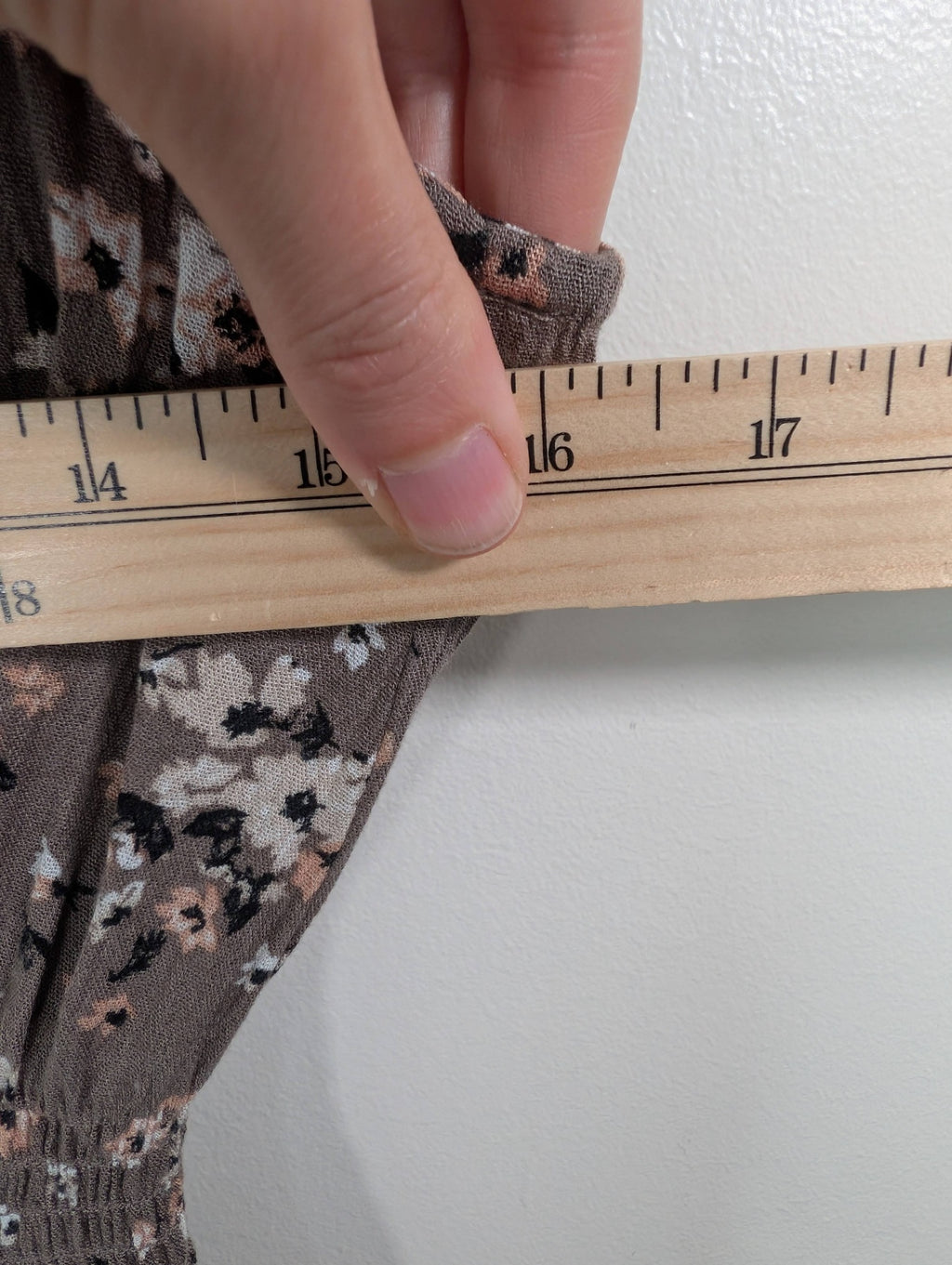 Kismet brown floral maxi dress - S