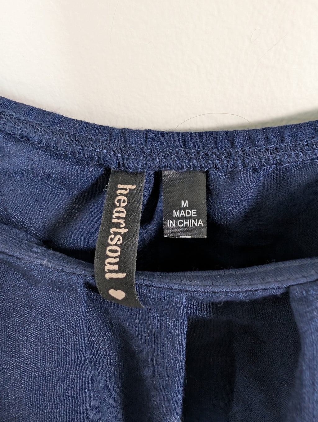 heartsoul navy blouse - M