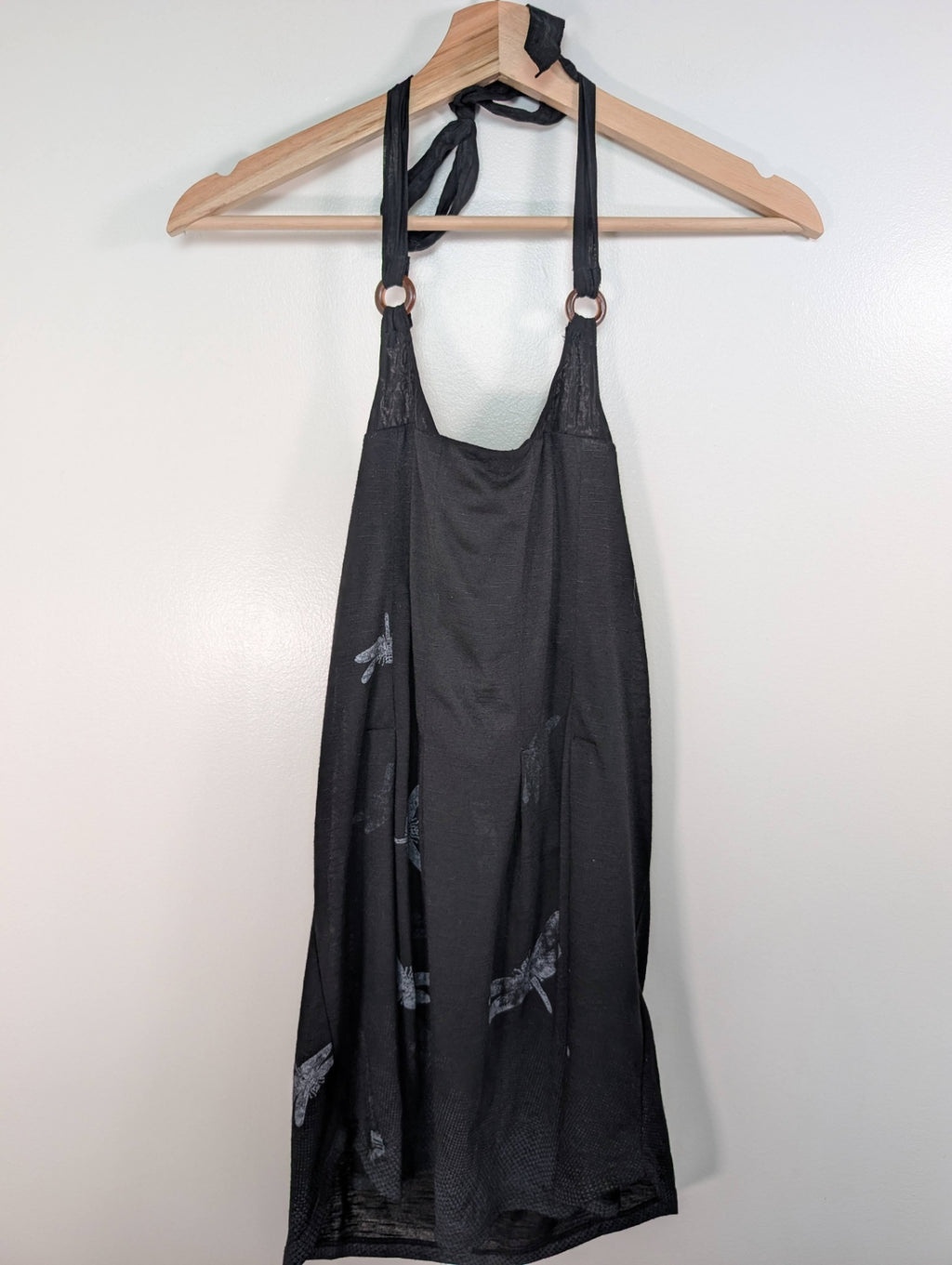 3Stones dragonfly halter blouse - M