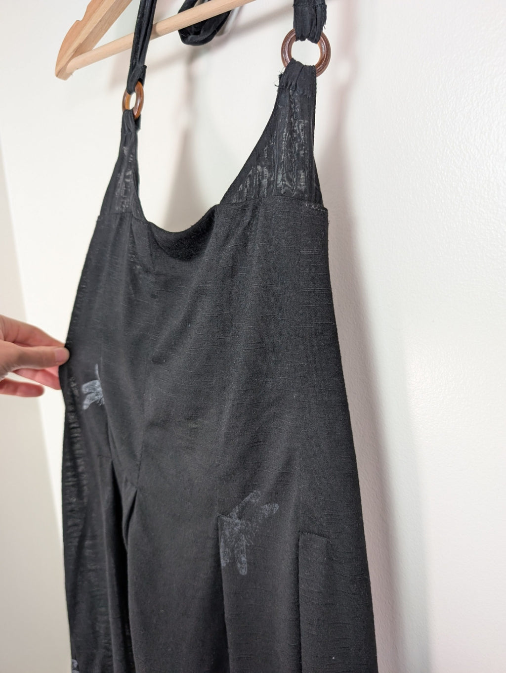 3Stones dragonfly halter blouse - M