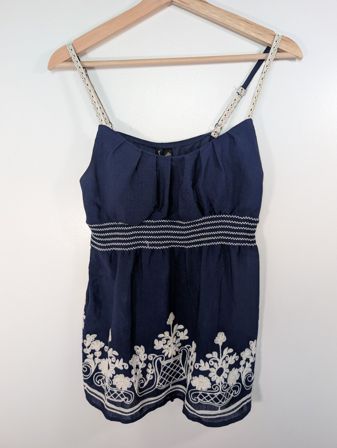 heartsoul navy blouse - M