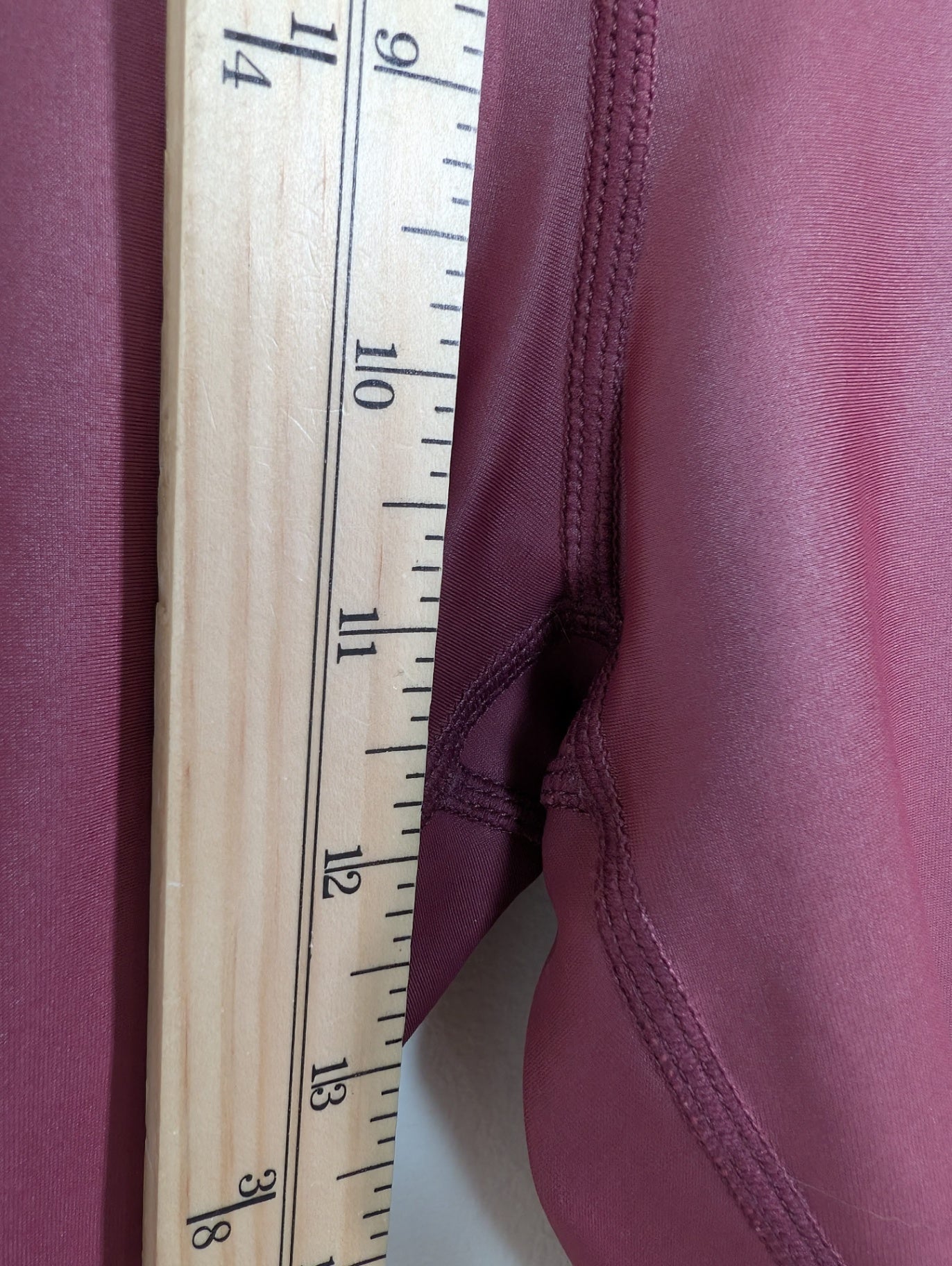 Zyia burgundy leggings - 12