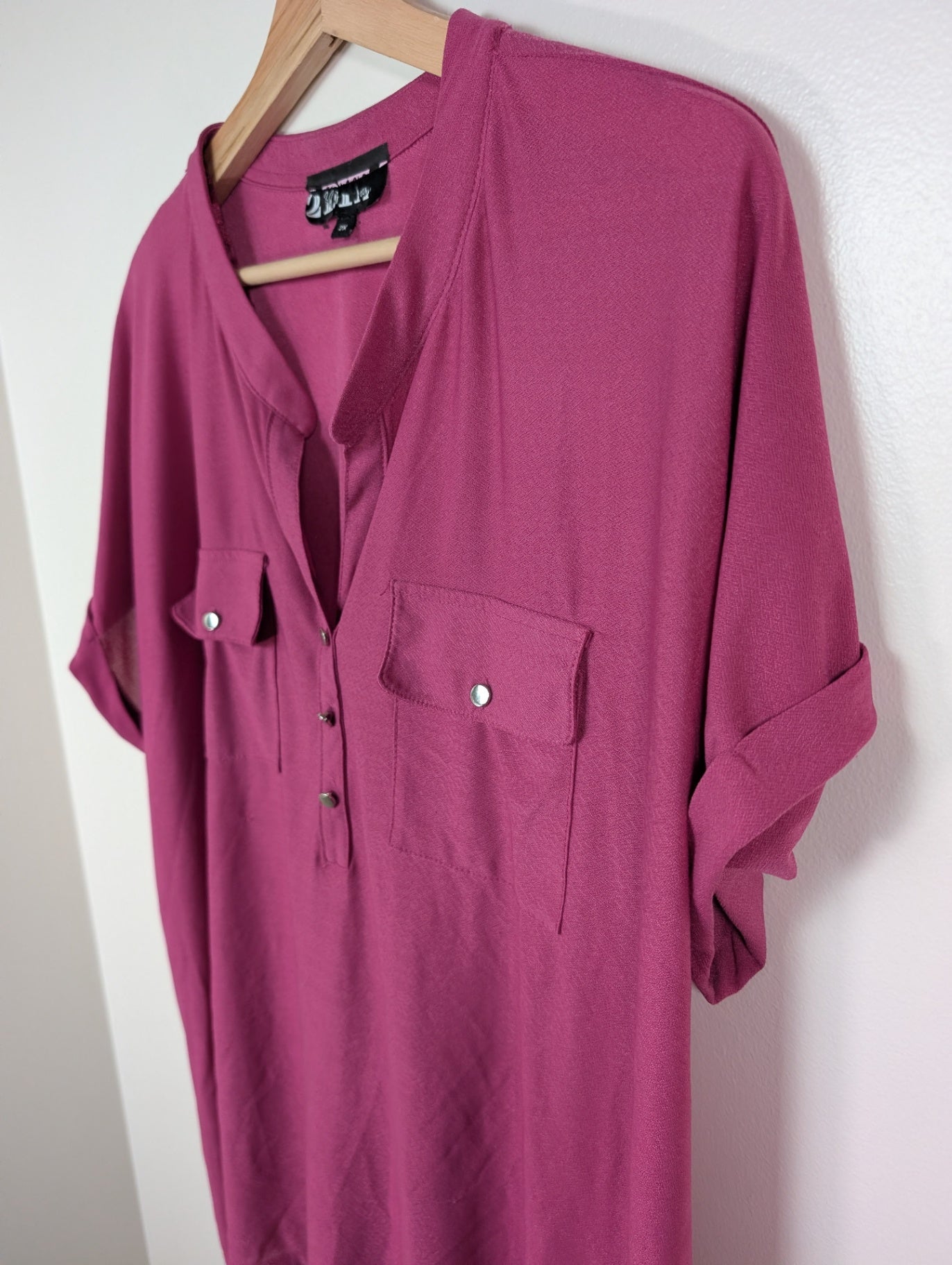 Unknown brand pink blouse - 2XL