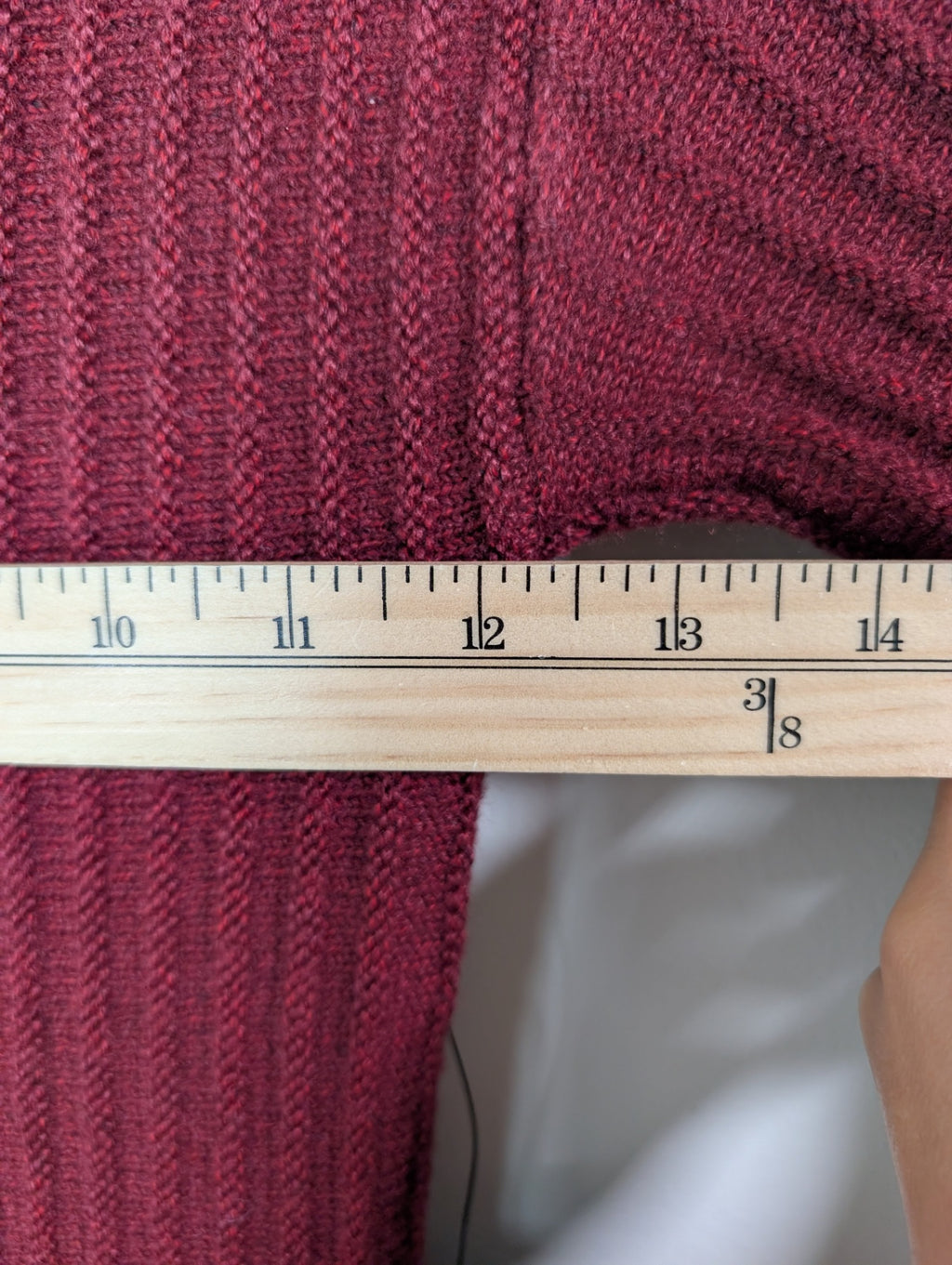 NWT Lulus burgundy ribbed dress - S