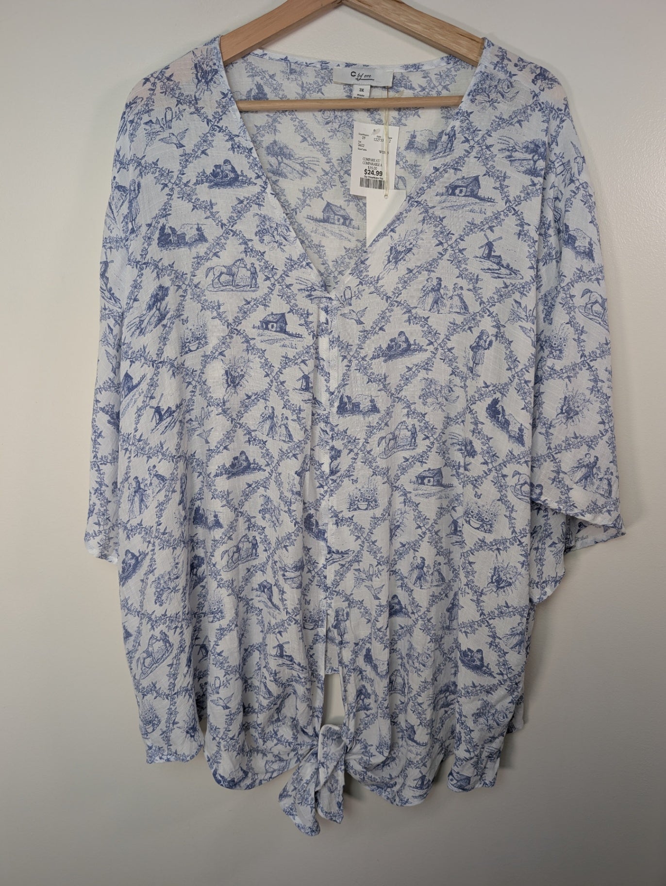 NWT C by one blouse - 3X
