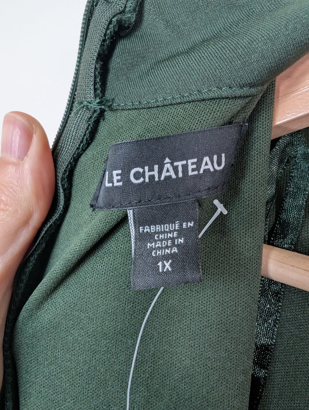 Le Château green dress - 1X