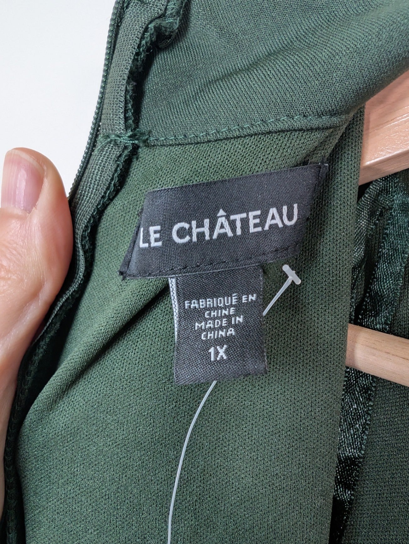 Le Château green dress - 1X