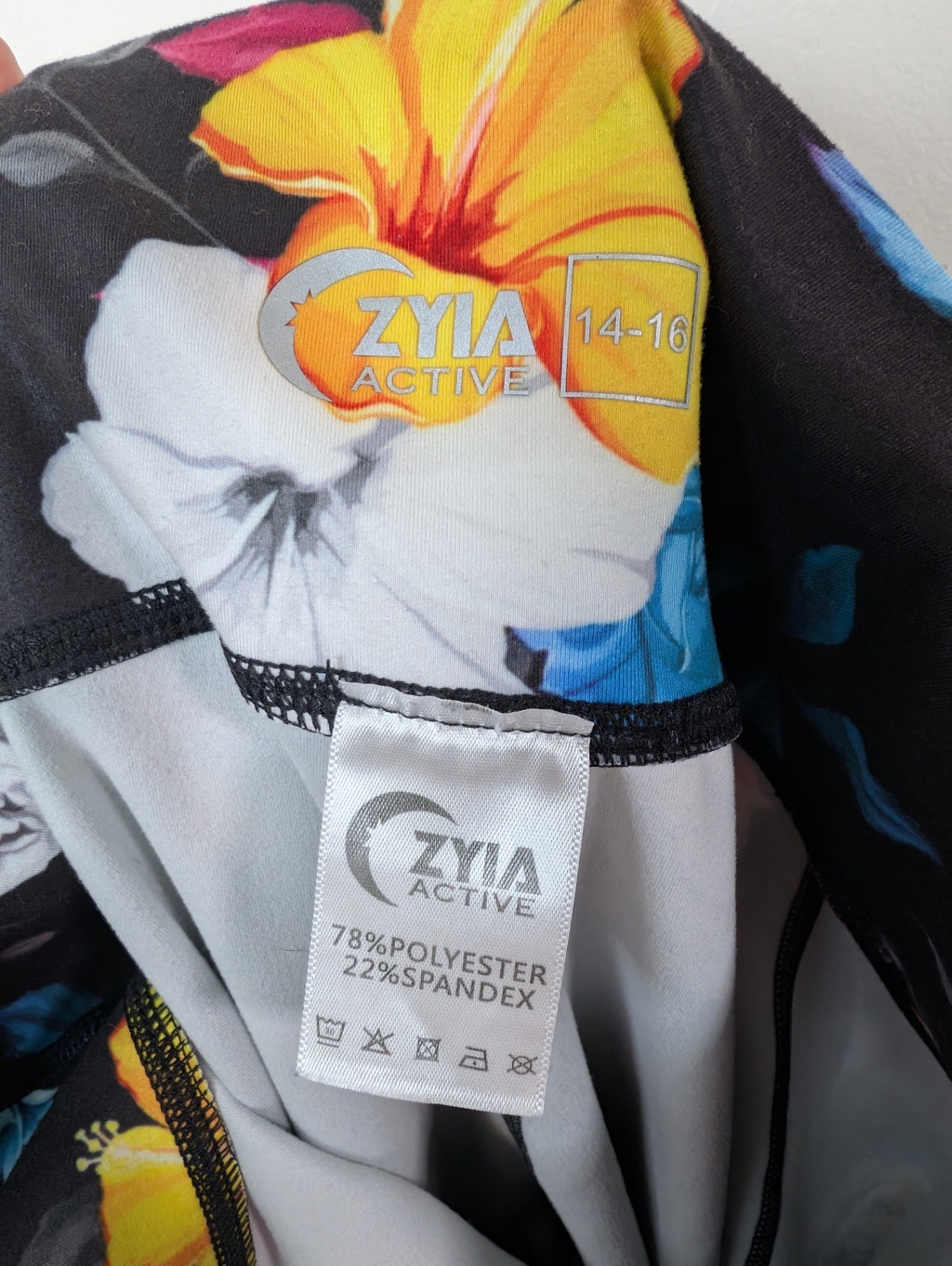 Zyia floral leggings- 14-16