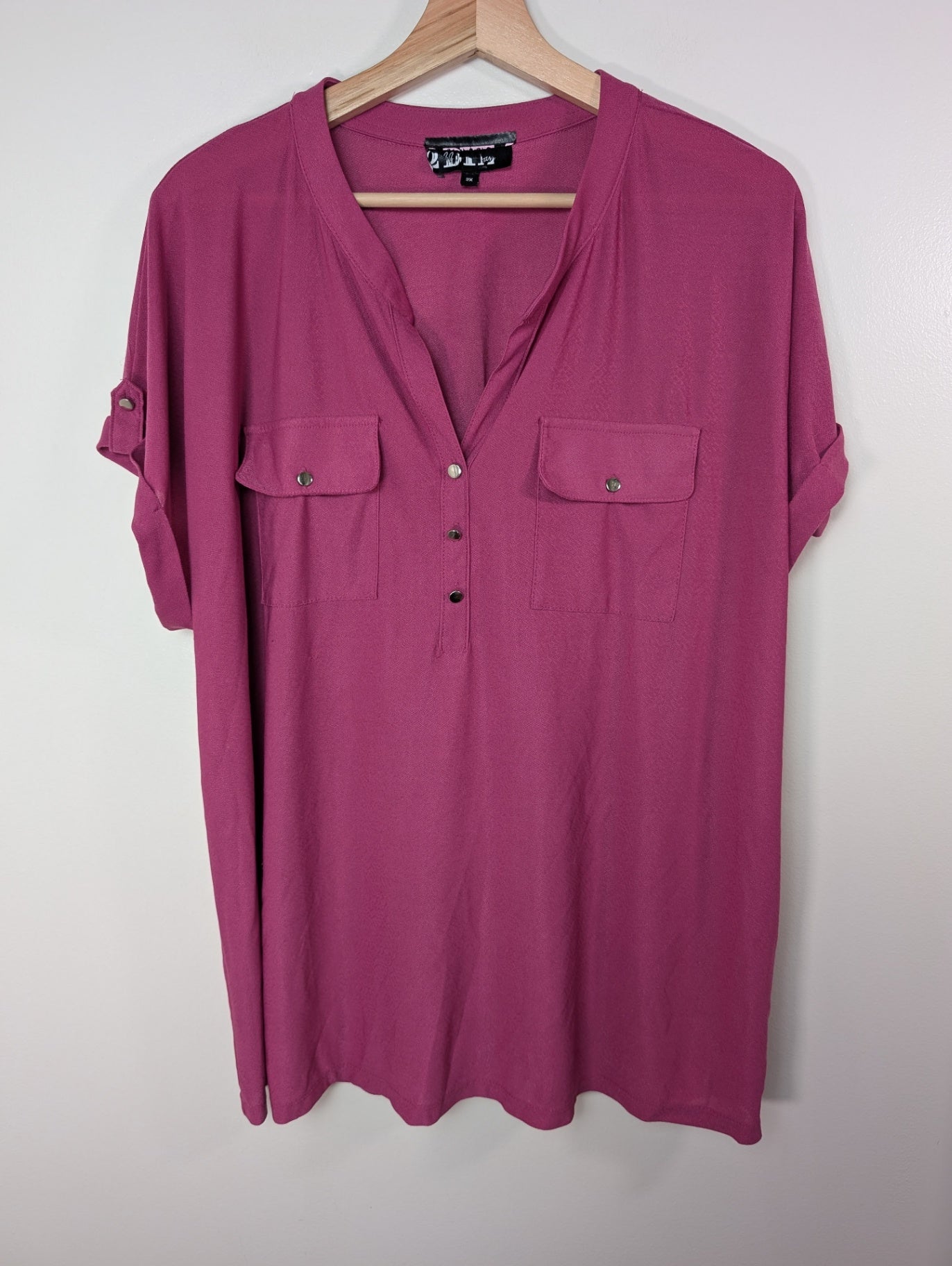 Unknown brand pink blouse - 2XL