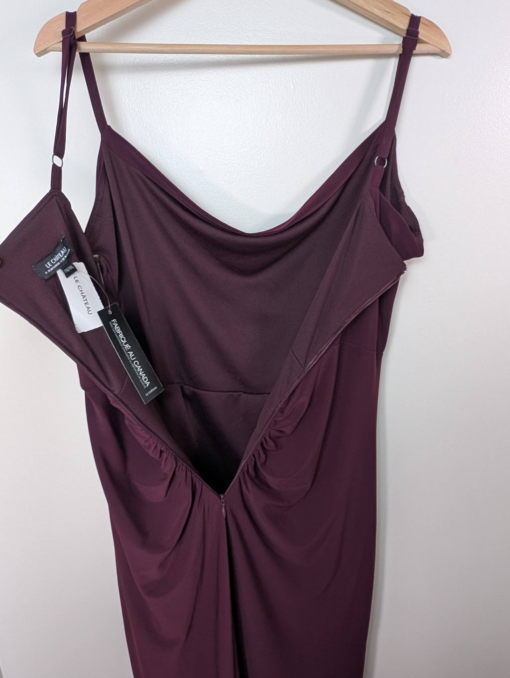 NWT Le Château plum dress - XXL