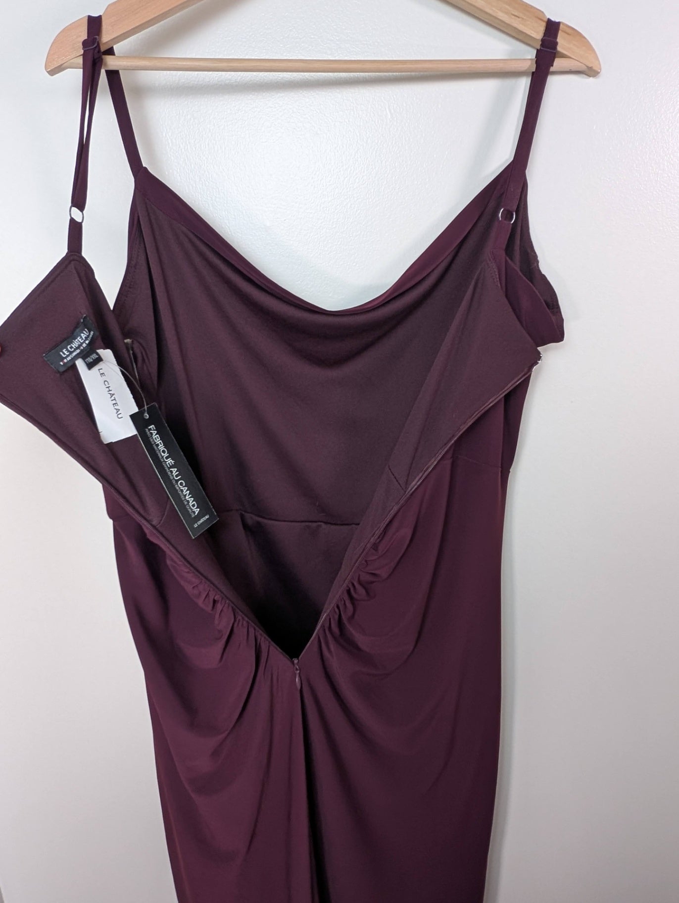 NWT Le Château plum dress - XXL
