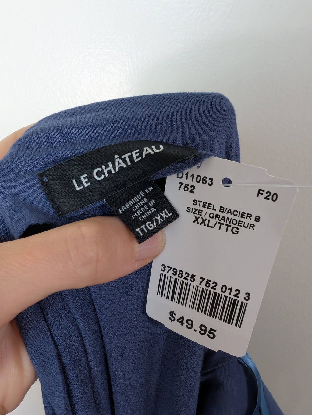 NWT Le Château blue dress - XXL