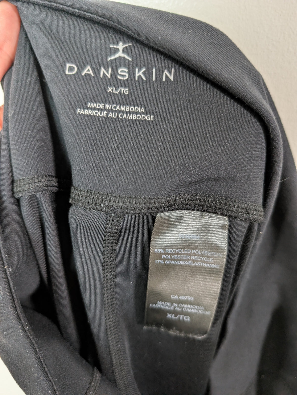Danskin black leggings - XL