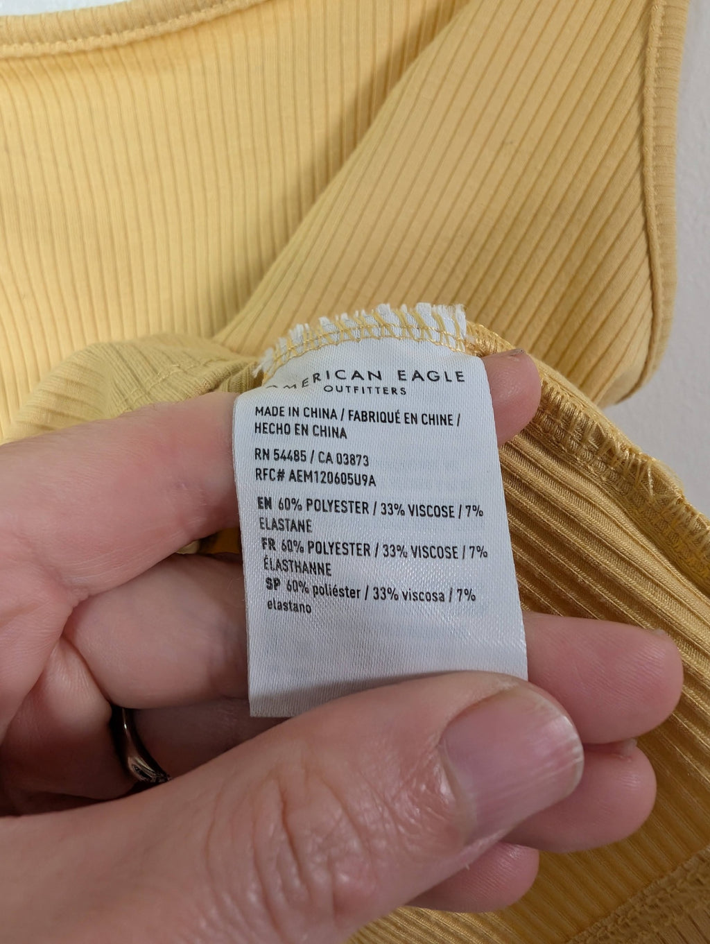 American Eagle yellow tank - M