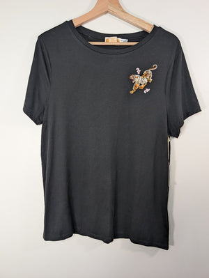 NWT Lucy & Laurel tiger t-shirt - L