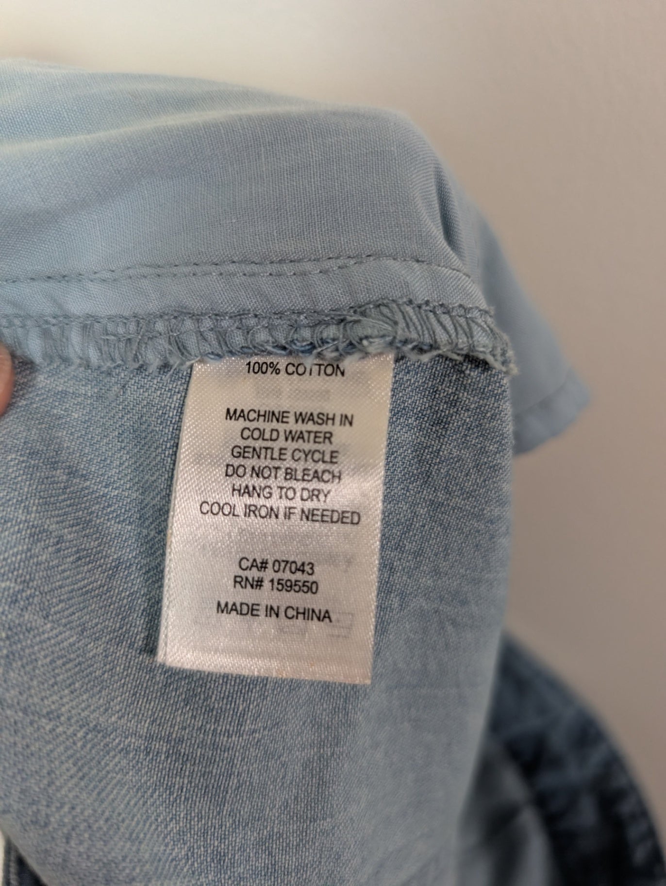 NWT Belle Vere denim skirt - 16
